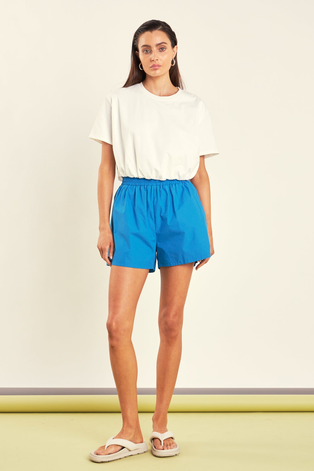 GREY LAB - Cropped Top with Elastic Band - TOPS available at Objectrare