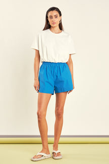 GREY LAB - Cropped Top with Elastic Band - TOPS available at Objectrare