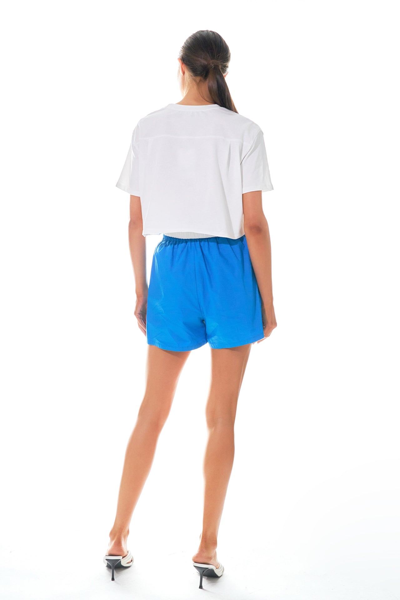 GREY LAB - Cropped Top with Elastic Band - TOPS available at Objectrare
