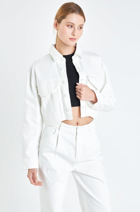 GREY LAB - Grey Lab - Oversize Pocket Cropped Jacket - JACKETS available at Objectrare