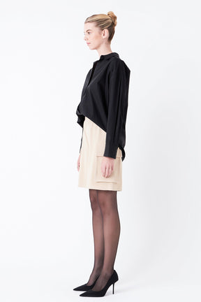 GREY LAB - Knit Shorts with Pockets - PANTS available at Objectrare