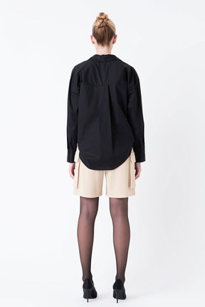 GREY LAB - Knit Shorts with Pockets - PANTS available at Objectrare