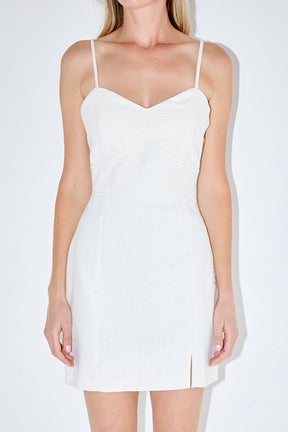 GREY LAB - Double Elastic Strap Mini Dress - DRESSES available at Objectrare
