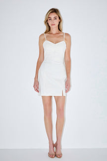 GREY LAB - Double Elastic Strap Mini Dress - DRESSES available at Objectrare