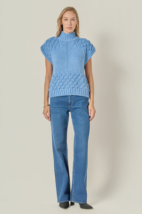 ENGLISH FACTORY - Bubble Knit Sweater - SWEATERS & KNITS available at Objectrare