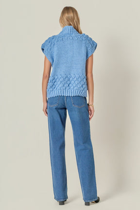 ENGLISH FACTORY - Bubble Knit Sweater - SWEATERS & KNITS available at Objectrare