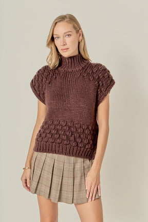 ENGLISH FACTORY - Bubble Knit Sweater - SWEATERS & KNITS available at Objectrare