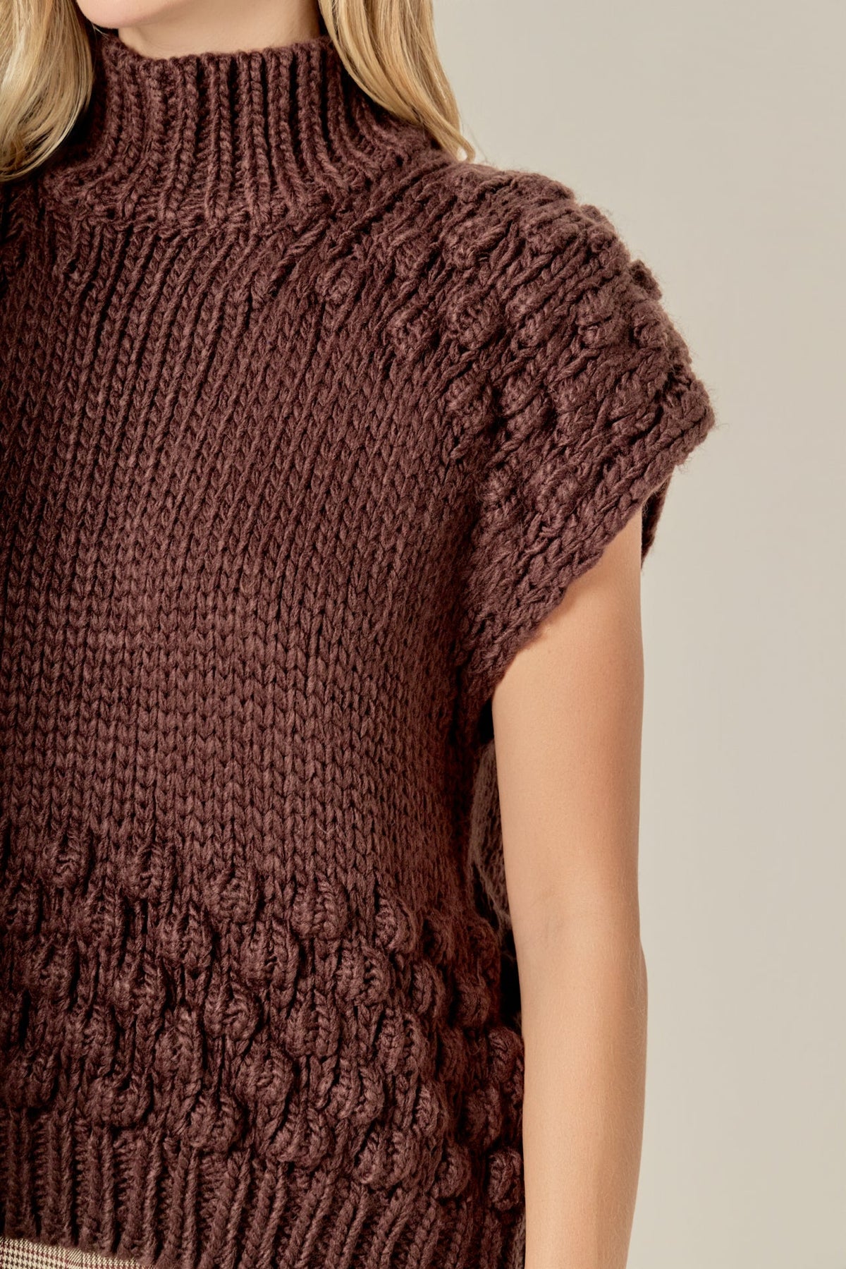 ENGLISH FACTORY - Bubble Knit Sweater - SWEATERS & KNITS available at Objectrare