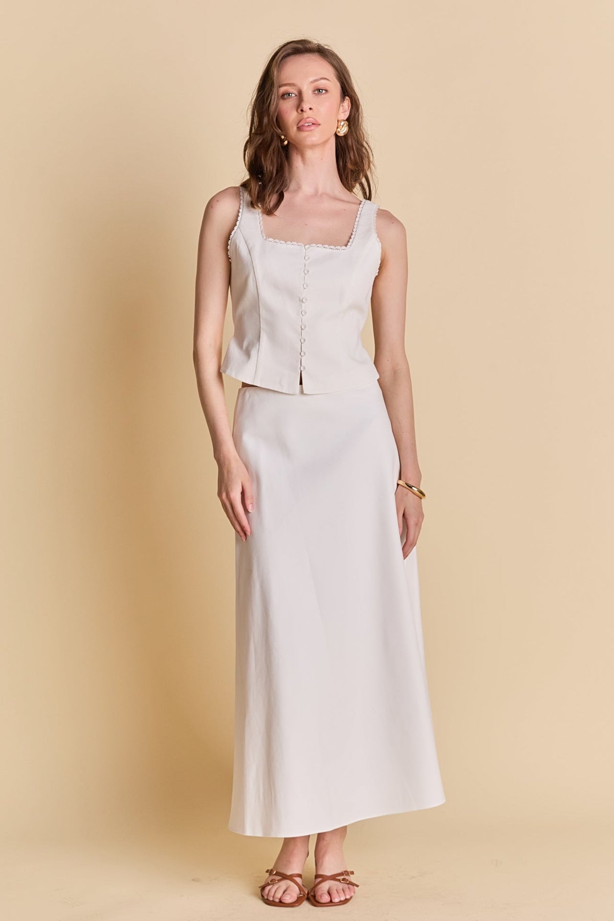Linen Maxi Skirt