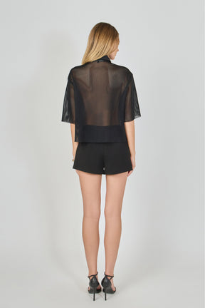 ENDLESS ROSE - Mesh Net Top with Pockets - TOPS available at Objectrare