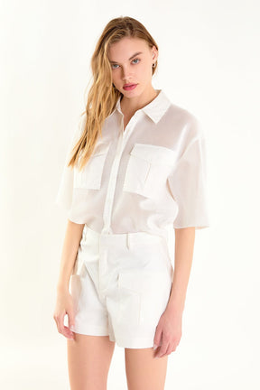 ENDLESS ROSE - Mesh Net Top with Pockets - TOPS available at Objectrare