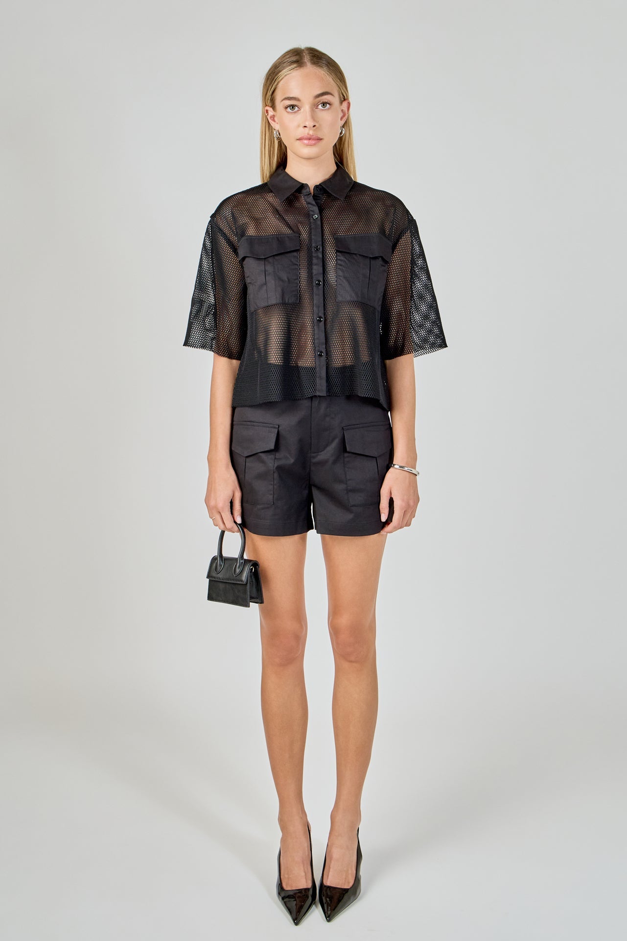 ENDLESS ROSE - High-Waisted Shorts with Pockets - SHORTS available at Objectrare