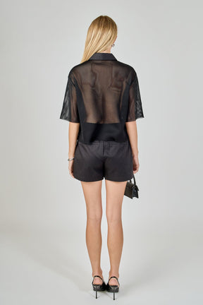 ENDLESS ROSE - High-Waisted Shorts with Pockets - SHORTS available at Objectrare