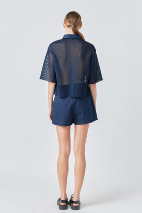ENDLESS ROSE - Mesh Net Top with Pockets - TOPS available at Objectrare