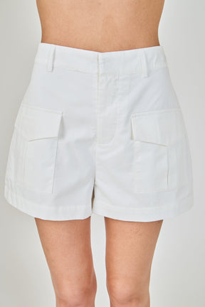 ENDLESS ROSE - High-Waisted Shorts with Pockets - SHORTS available at Objectrare