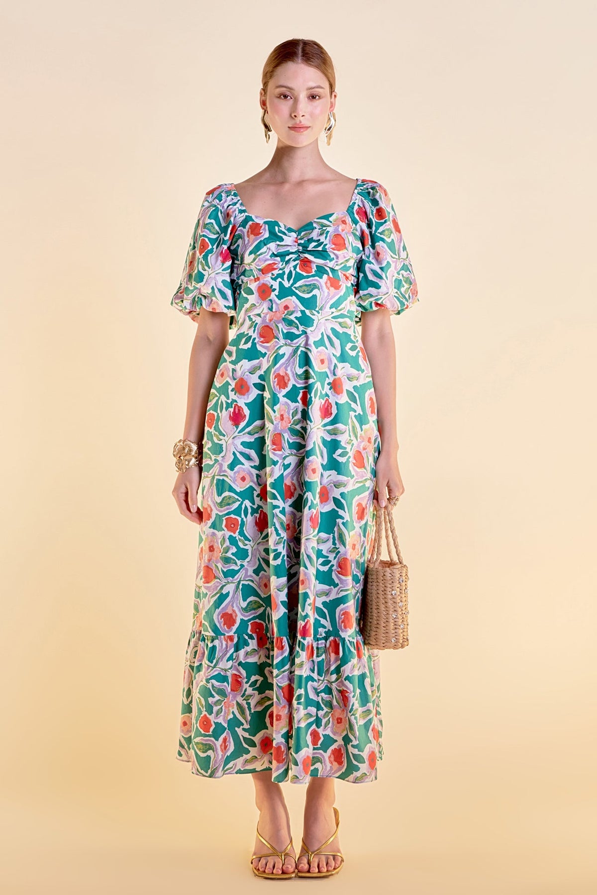 ENGLISH FACTORY - Tie Back Maxi Dress - DRESSES available at Objectrare
