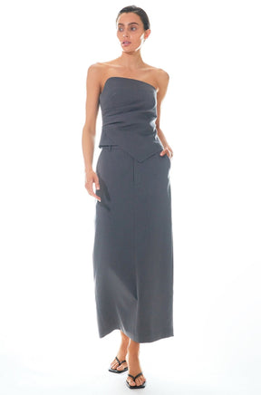 GREY LAB - Mid-Waisted Maxi Skirt - SKIRTS available at Objectrare