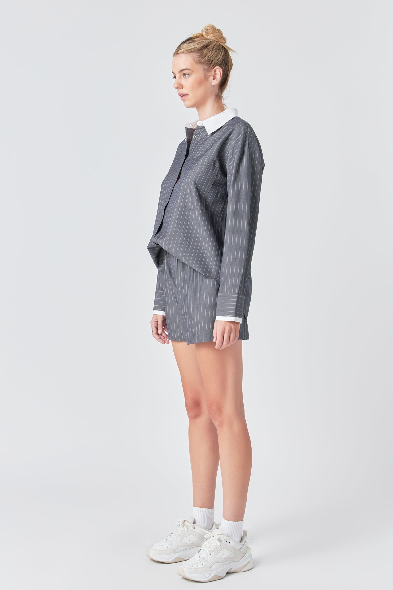 GREY LAB - Grey Lab - Oversized Pinstripe Shirt - SHIRTS & BLOUSES available at Objectrare