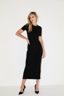 GREY LAB - Overlock Piping Knit Maxi Dress - DRESSES available at Objectrare