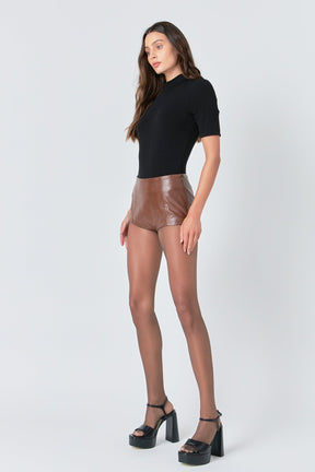 GREY LAB - Grey Lab - Mid Waisted Brief Shorts - SHORTS available at Objectrare