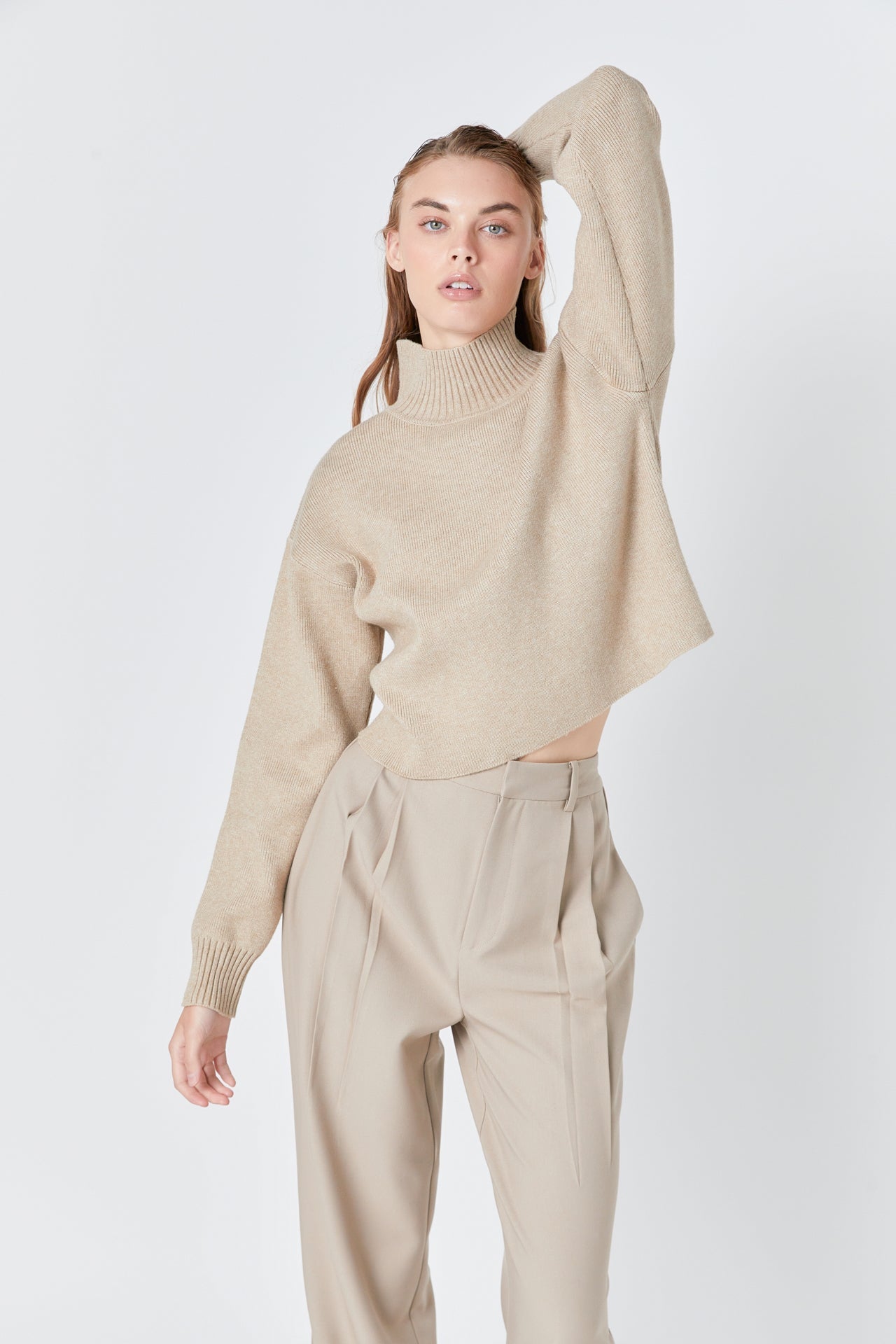 GREY LAB - Grey Lab - Cropped Sweater - SWEATERS & KNITS available at Objectrare