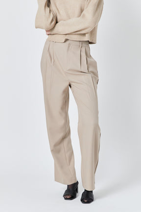 GREY LAB - Pleated Wide Trousers - PANTS available at Objectrare