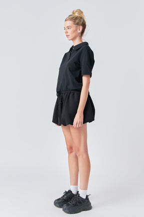 GREY LAB - Grey Lab - Scuba Balloon Mini Skirt - SKIRTS available at Objectrare