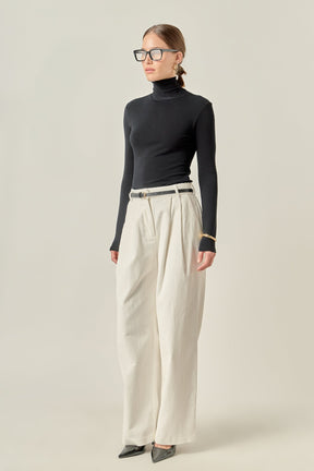 ENGLISH FACTORY - Corduroy Wide Pants - PANTS available at Objectrare