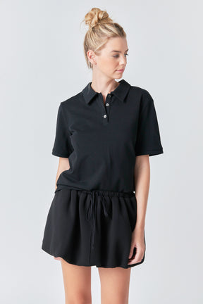 GREY LAB - Pique Polo Shirt - SHIRTS & BLOUSES available at Objectrare