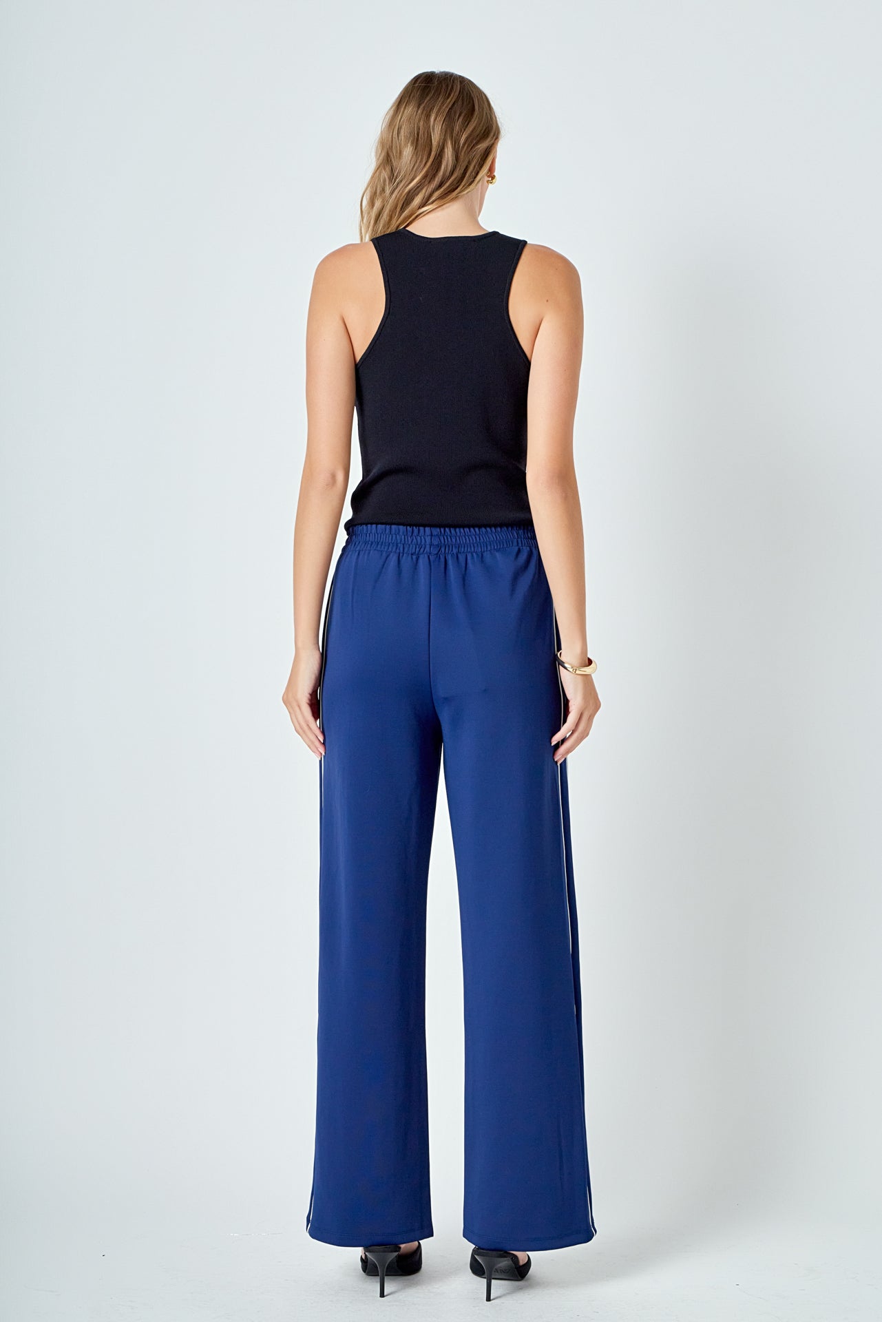 ENDLESS ROSE - Track Pants with Piping - PANTS available at Objectrare