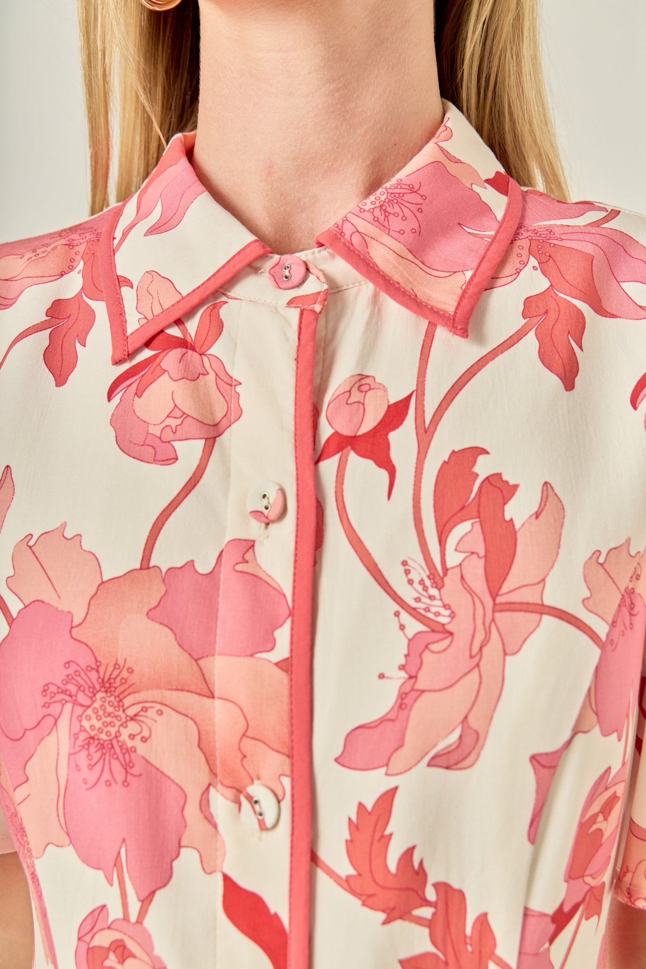 ENGLISH FACTORY - A-Line Mini Shirt Dress - DRESSES available at Objectrare