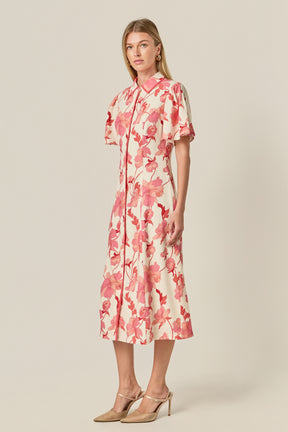 ENGLISH FACTORY - A-Line Mini Shirt Dress - DRESSES available at Objectrare