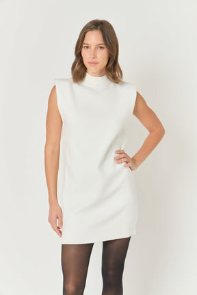 ENDLESS ROSE - Endless Rose - Mock Neck Sleeveless Knit Mini Dress - DRESSES available at Objectrare