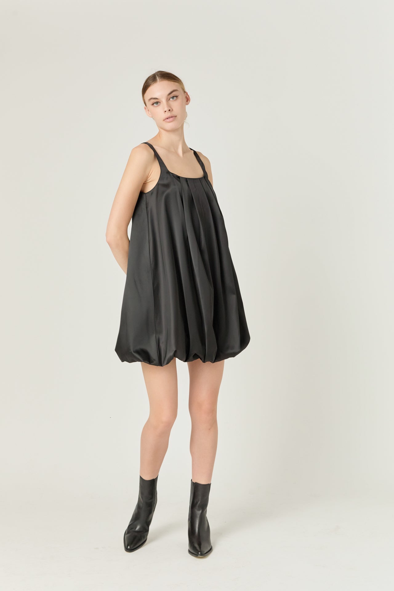 ENDLESS ROSE - Endless Rose - Sleeveless Balloon Mini Dress - DRESSES available at Objectrare