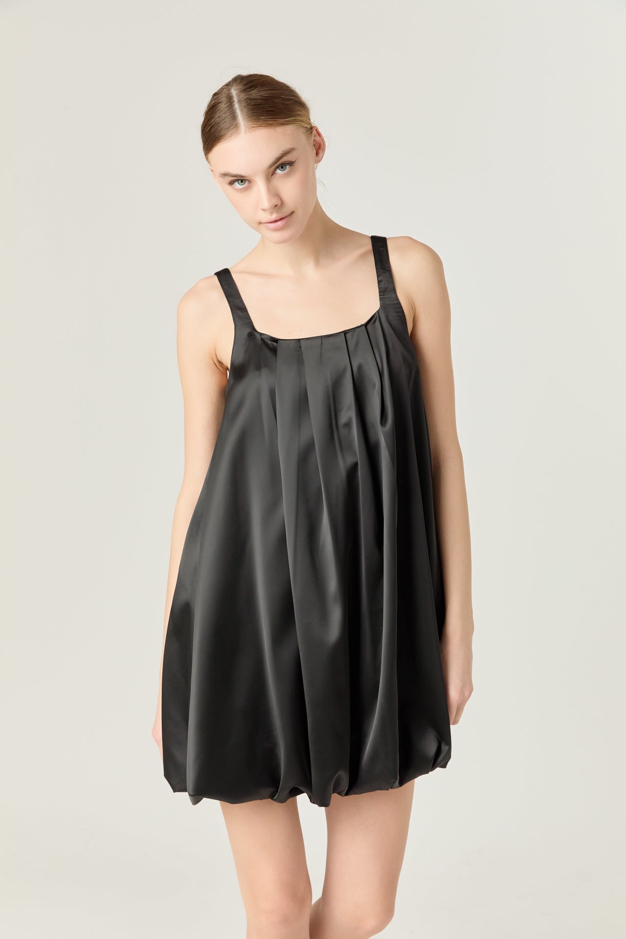 ENDLESS ROSE - Endless Rose - Sleeveless Balloon Mini Dress - DRESSES available at Objectrare