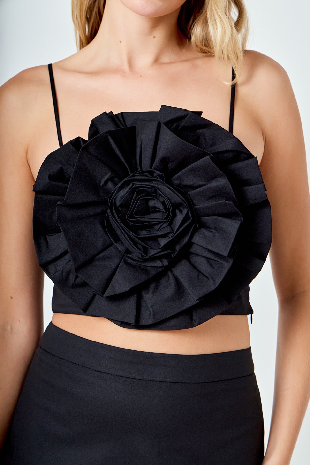 ENGLISH FACTORY - Floral Tube Cropped Top - TOPS available at Objectrare