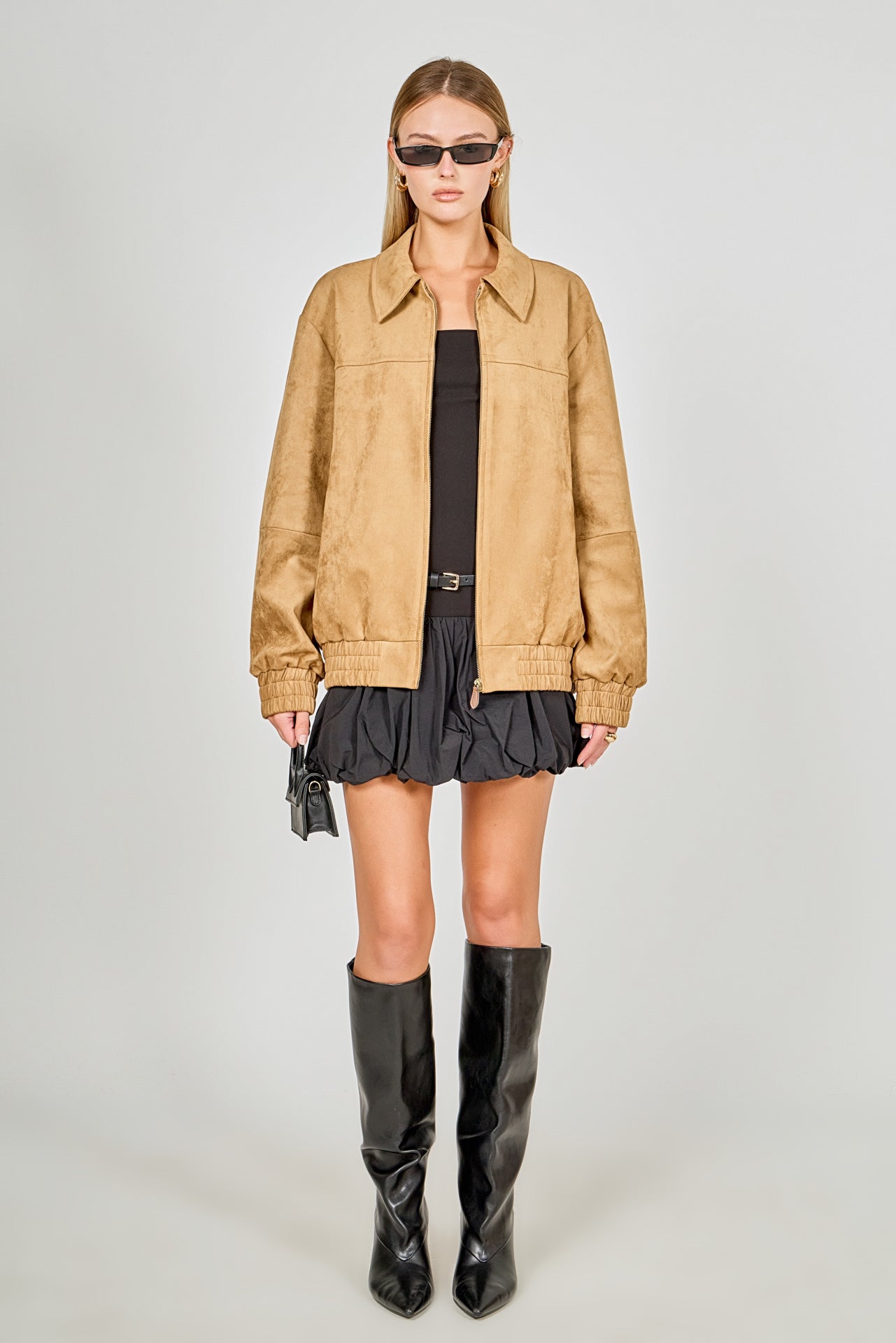 ENDLESS ROSE - Suede Work Jacket - JACKETS available at Objectrare