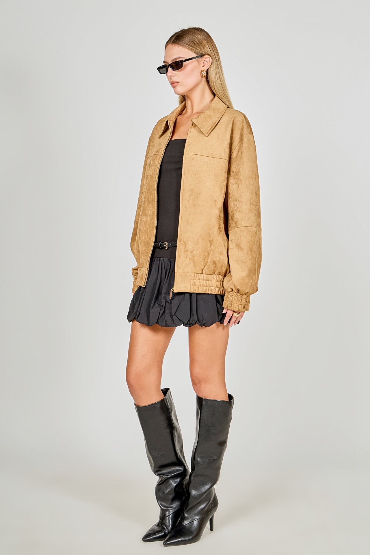 ENDLESS ROSE - Suede Work Jacket - JACKETS available at Objectrare