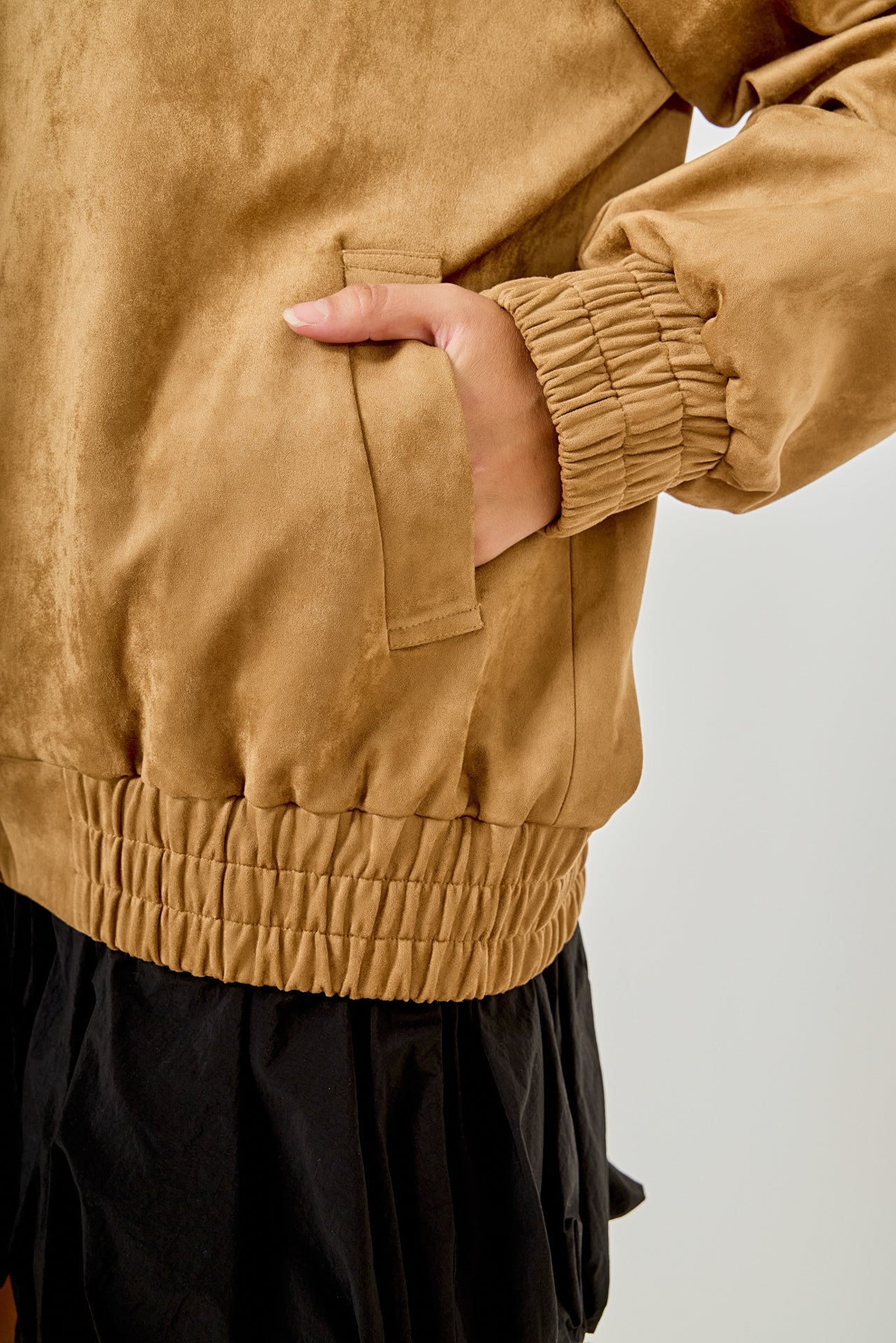 ENDLESS ROSE - Suede Work Jacket - JACKETS available at Objectrare