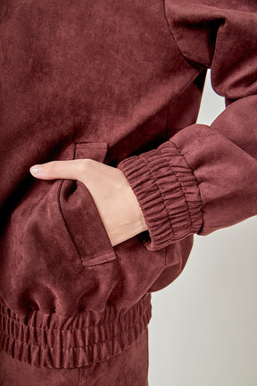 ENDLESS ROSE - Suede Work Jacket - JACKETS available at Objectrare