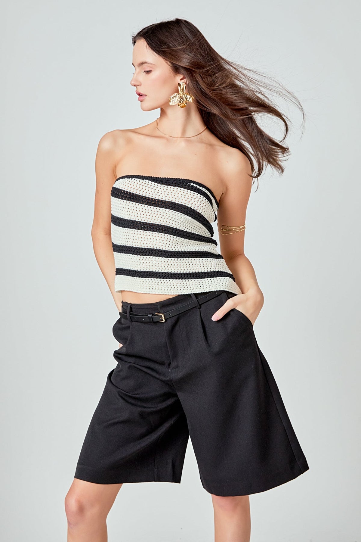 ENDLESS ROSE - Brynn Bermuda Shorts - SHORTS available at Objectrare
