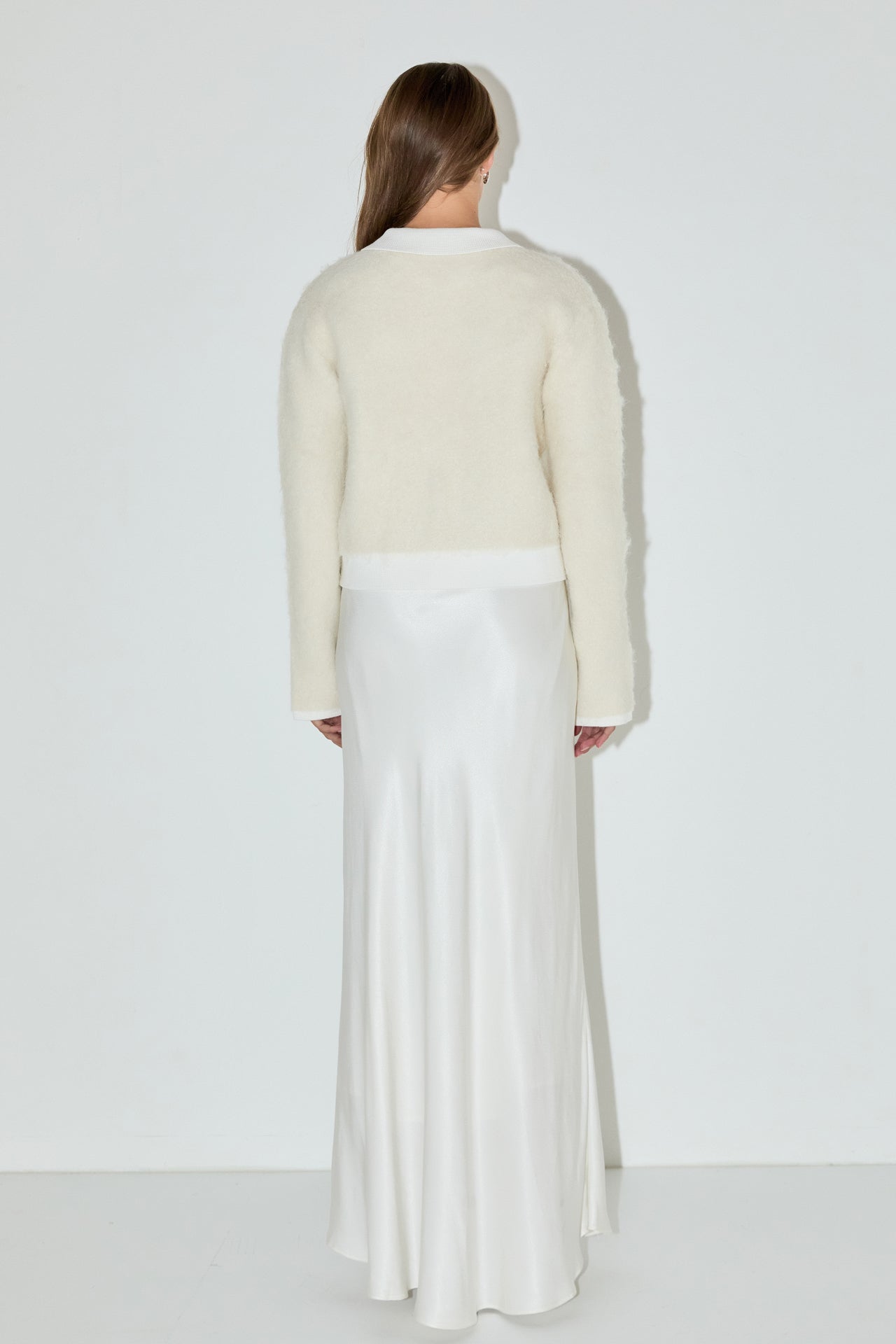 ENDLESS ROSE - Collared Button Up Cardigan - SWEATERS & KNITS available at Objectrare