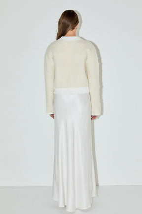 ENDLESS ROSE - Collared Button Up Cardigan - SWEATERS & KNITS available at Objectrare