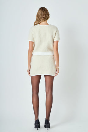 Knit Mini Skirt