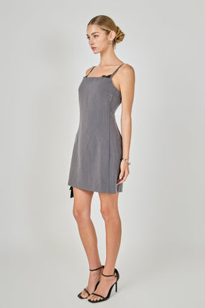Josephine Lace Trim Mini Dress