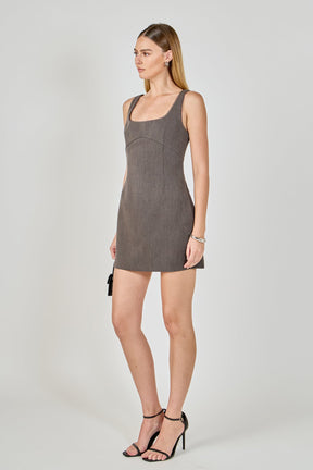 Josephine Lace Trim Mini Dress
