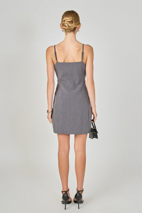 Josephine Lace Trim Mini Dress