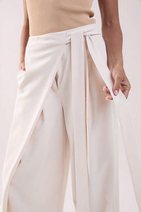 ENDLESS ROSE - Strap Tie Wrapped Pants - PANTS available at Objectrare
