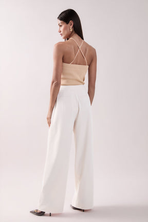 ENDLESS ROSE - Strap Tie Wrapped Pants - PANTS available at Objectrare