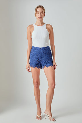 ENDLESS ROSE - Lace Shorts - SHORTS available at Objectrare